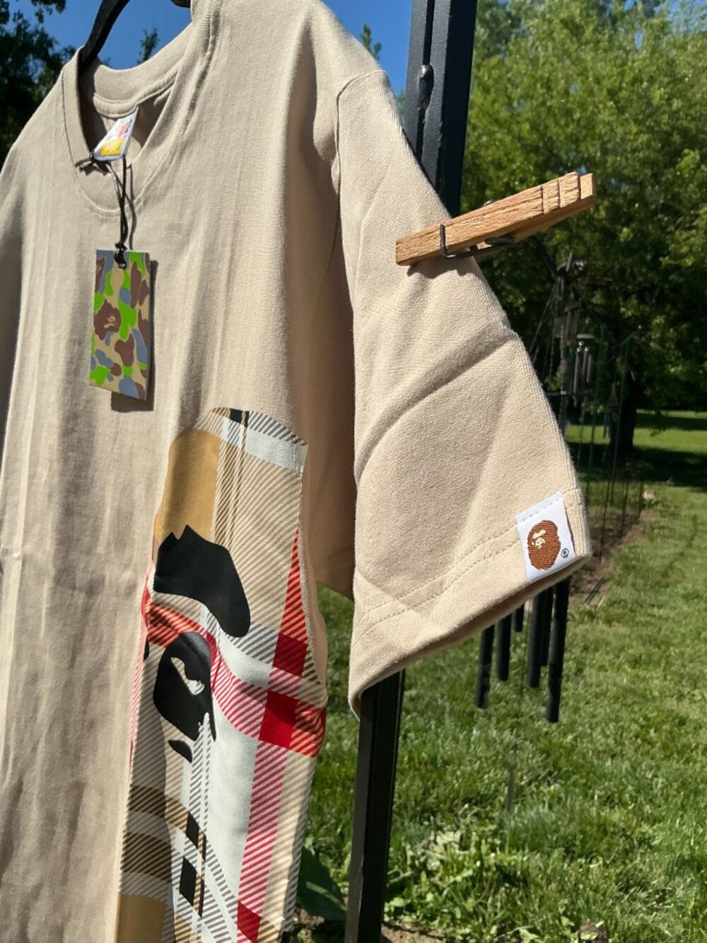 Bape x Burberry tee - Picture 4 of 7